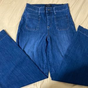 Banana republic wide leg jeans 26